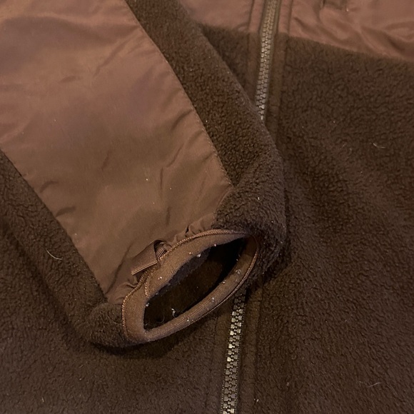 The North Face Women's Dark Brown Fleece Zipper Jacket Size S - Picture 5 of 9